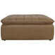 Lino 17.7 inch Tan Ottoman